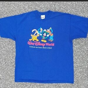 Vtg 2000 Walt Disney World Y2K Millennium Mickey Mouse T-Shirt XL